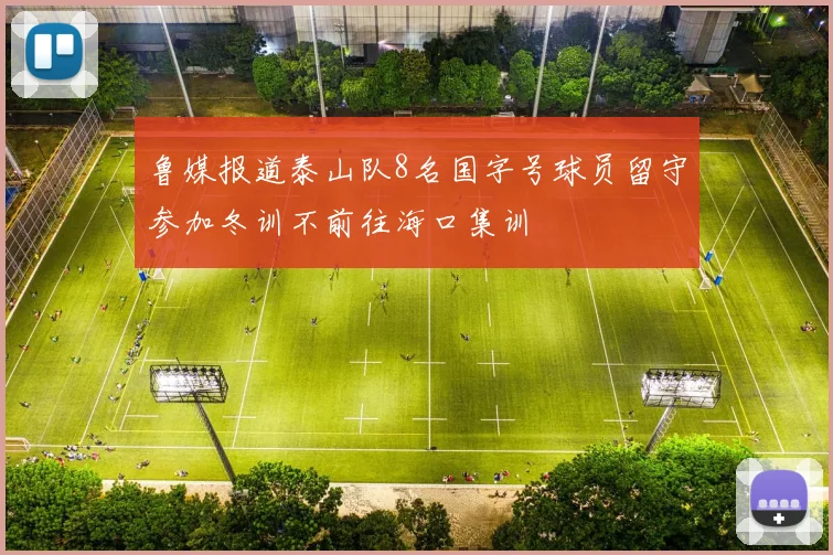 鲁媒报道泰山队8名国字号球员留守参加冬训不前往海口集训